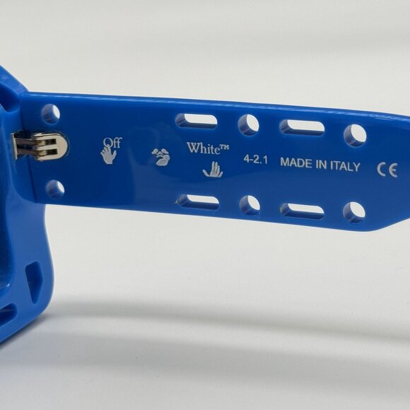 NEW OFF-WHITE ATLANTIC 507 BLUE SUNGLASSES OFF-WHITE ATLNTIC - Picture 9 of 10